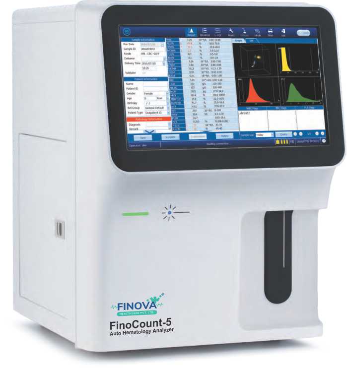 FinoCount-5 5 Part Hematology Analyzer